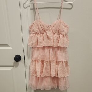 SHEIN Blush Layered Dress